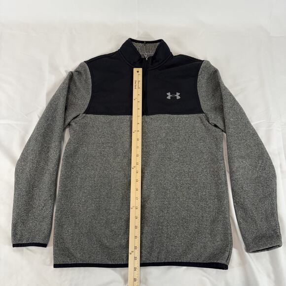 Under Armour Men's Hybrid Sweater Grey And Black Size: S - Picture 4 of 7